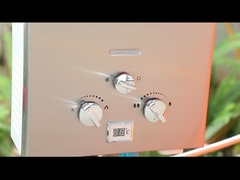 LP ก๊าซเครื่องทําน้ําอุ่น แผ่นเหล็กไร้สแตนเลส น้ําอาบน้ํากลางแจ้ง 6L