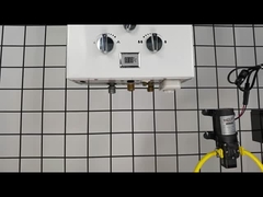 0.02-0.8Mpa 6L ก๊าซ Geyser LP ก๊าซ Camping น้ําอาบน้ํา ระบบเครื่องทําความร้อนน้ําทันที