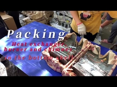 การบรรจุเครื่องแลกเปลี่ยนความร้อน เครื่องเผาและหูหินในชั้นล่าง