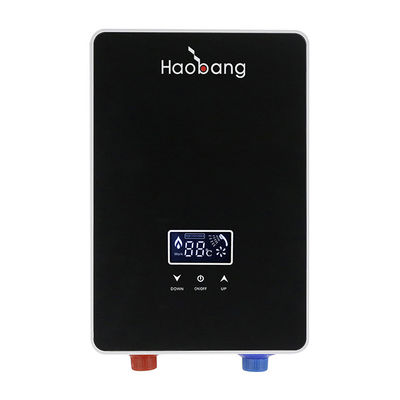 เครื่องทําน้ําอุ่นไฟฟ้าไม่มีถัง เครื่องทําน้ําอุ่นน้ําอุ่นทันที 6000W