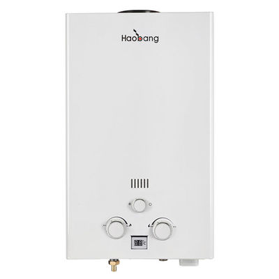 6L เครื่องทําน้ําอุ่นแก๊สทันที เครื่องทําน้ําอุ่นอาบน้ําที่ติดติดผนัง