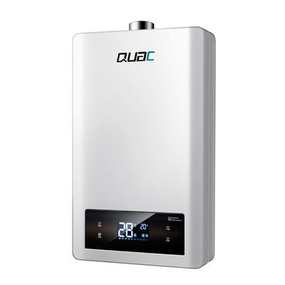 110V-380V อุณหภูมิคงที่ เครื่องทําน้ําอุ่นแก๊ส สแตนเลสสีขาว
