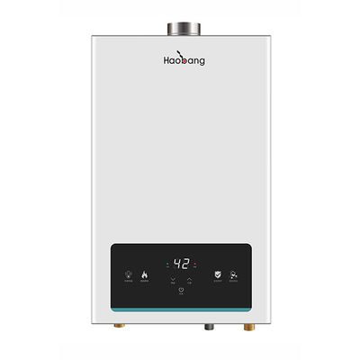 21KW 110V-220V อุณหภูมิคงที่ เครื่องทําน้ําอุ่นแก๊ส ขาว 10L
