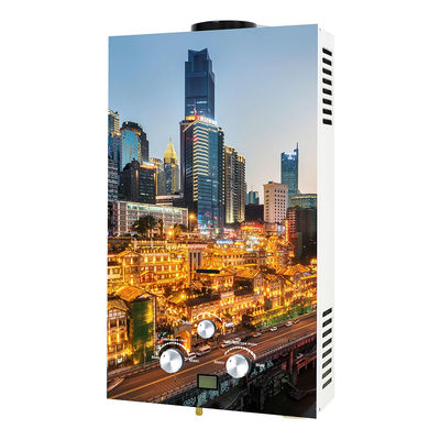 20KW 2.6 GPM เครื่องทําน้ําอุ่นแก๊สทันทีไม่มีถัง พร้อมจอ LED