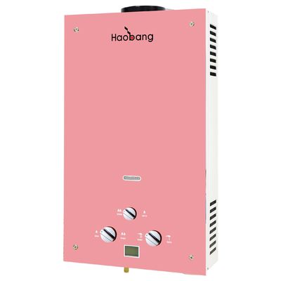 เครื่องทําความร้อนน้ําไร้ถัง 10L ปรอเปนก๊าซ LPG 2.6GPM ภาพแสดงภาพดิจิตอล