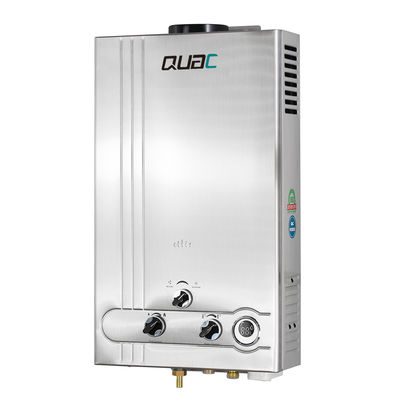 โลหะไร้สแตนเลส ความร้อนทันที 10L 20KW เครื่องทําน้ําร้อนแก๊สสําหรับอาบน้ํา