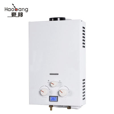 6L 1.56GPM LPG ก๊าซเครื่องทําน้ําอุ่น ร้อนเร็วทันที Tankless สําหรับอาบน้ํา