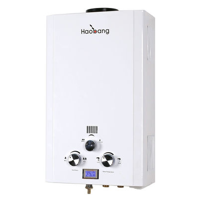10L LPG NG เครื่องทําน้ําอุ่นแก๊สทันที ป้องกันอุณหภูมิสูง