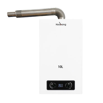 เครื่องทําน้ําอุ่นน้ําโดยไม่ใช้น้ํามันถัง 10L LPG NG ประเภทไอออกที่สมดุล