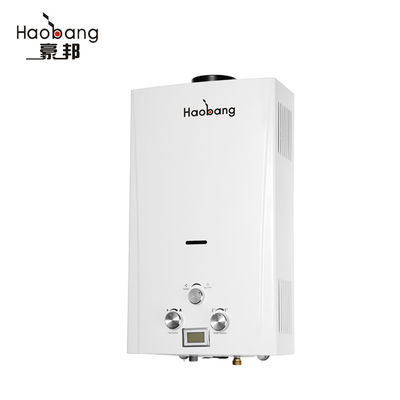 20kW LPG NG ก๊าซเครื่องทําน้ําร้อนทันที แบบไร้ถัง สีขาว