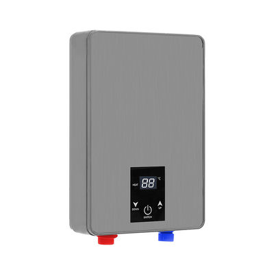 เครื่องทําน้ําอุ่นไฟฟ้า 3 ขั้นตอน 6000W ไม่มีถัง พร้อมจอ LED ปุ่มสัมผัส